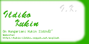 ildiko kukin business card